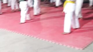 Karate training