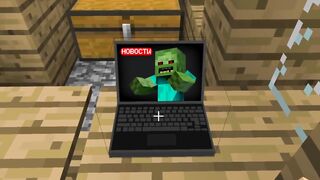 Я ПОСТРОИЛ ВЫСОКИЕ СТЕНЫ ВОКРУГ СВОЕГО ДОМА ОТ ЗОМБИ В МАЙНКРАФТ | Компот Minecraft