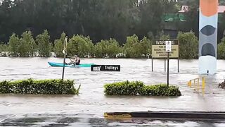 Наводнение в Австралии Квинсленд Брисбен