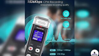 EVISTR 32GB Digital Voice Recorder