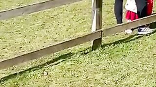 Family in UK park
