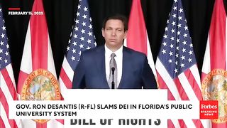 'That's Like The Left Of The Left!': DeSantis Interrupts Reporter After He Names His News Outlets