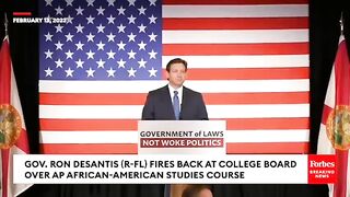 DeSantis Responds To College Board After It Ripped Him For AP African-American Studies Controversy