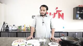 Whit chicken karhai