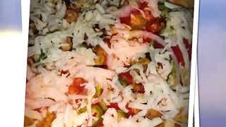 Pizza made by me ???? enjoy vedio