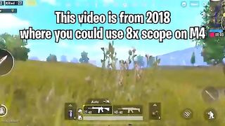 M4 8x Scope In PUBG MOBILE