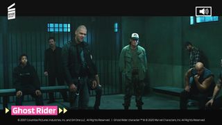 Hollywood Ghost Rider Action movie . Ghost Rider Fight scene in Prison.