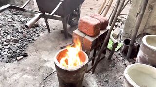 Making a Wide Belt Pulley Using Sand Molding Technique || Iron Casting Foundry ||