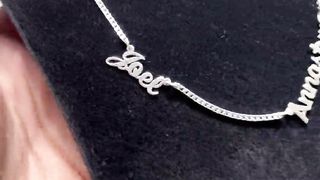 Custom made Silver Name Necklace