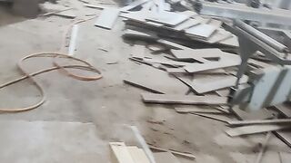 Work on cutter machine