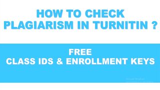 Give Away 3 l Free Turnitin Account l How to Check Plagiarism in Turnitin Free