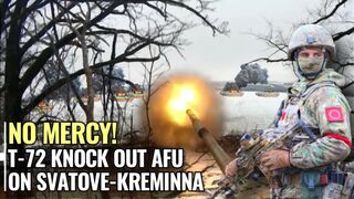 T-72 MBT knock out Ukraine on hottest front Svatove Kreminna