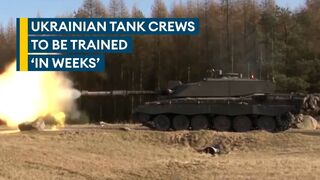 Ukraine’s training on Challenger 2s 'probably to take up to six weeks'