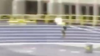 Women Running on Track