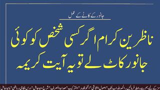 QURANI WAZAIF|JANWAR KE KATTE KA AMAL|