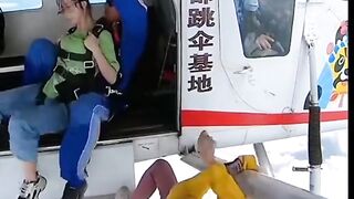 Sky diving