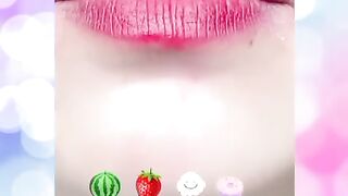 ASMR || Mukbang || Eating cocomelon,strawberry,Heart jelly and Honey || Satisfying Eating Sounds