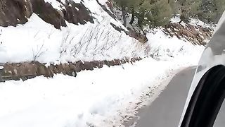 Beautiful Snowfalling of Murree | Zain Food & vlogs