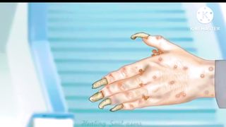 ASMR long nail cutting fingar_animation video