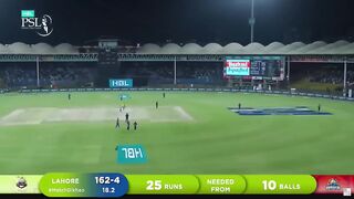 David Wiese vs Mohammad Amir  HBL PSL  ML2L.