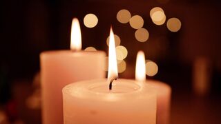 Candle Flame Bokeh Burning Candle Candlelight