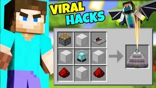 VIRAL MINECRAFT TIKTOK HACKS THAT ACTUALLY WORKS #2 - Mcaddon