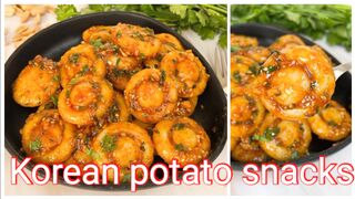 Korean potato snacks
