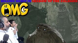 Playing Shadow of the Colossus with my Son PS4 Gameplay