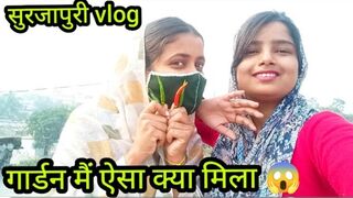 गार्डन में ऐसा क्या मिला Shareen jawed vlogs  | सुरजापुरी vlog |