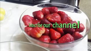 Strawberry Jam - How to Make Strawberry Jam { Homemade }