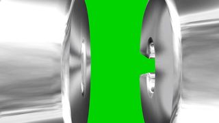 How to The title before the video starts Use silver ring logo green screen free no problem