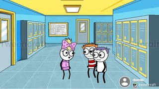 Tween funny cartoon
