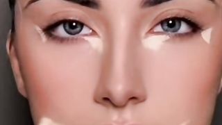 She is so beautiful with or without makeup!!! (Purple graphic liner)