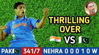India vs Pakistan Thrilling last over ashesh nehra karachi 2004