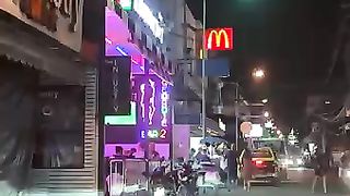 Soi Buakhao Pattaya Street at night
