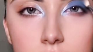 Blue Eyemakeup(subscribe & comment, i will follow back. )