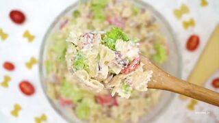 caesar pasta salad recipe | easy recipe | foodie guide