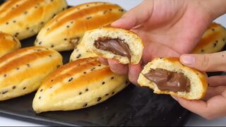 So Delicious bread filled with tasty Nutella chocolate ????