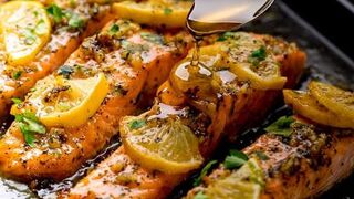 Honey garlic Smoked salmon ????