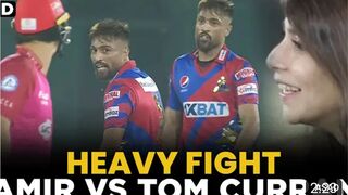 Mohammad Amir vs Tom Curran | Karachi Kings vs Islamabad United | Match 4 | HBL PSL 8 | MI2A