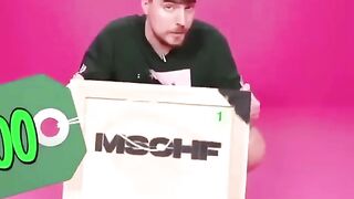 MrBeast unboxing the mystory boxes