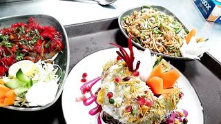 Raaj kachori and chicken noodles #chandotp
