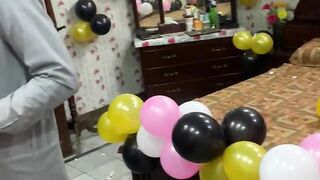 Baloon decoration for welcome girl