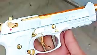 White Zigana 9MM pistal love looking #shortvideo