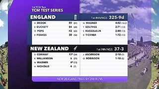 England vs new zealand 1st test day 2 2023 highlights
