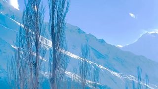 Aesthetic view of Rakaposhi peak from Shayar valley.