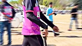 One and only peace ☮️???? cricket lover Bobby yadav outstanding shot