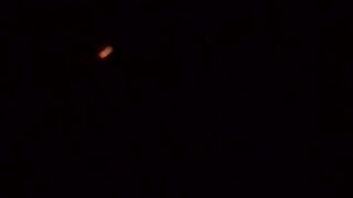 star in sky fly over