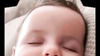cute baby laughing