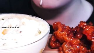 Fried chicken with cheese